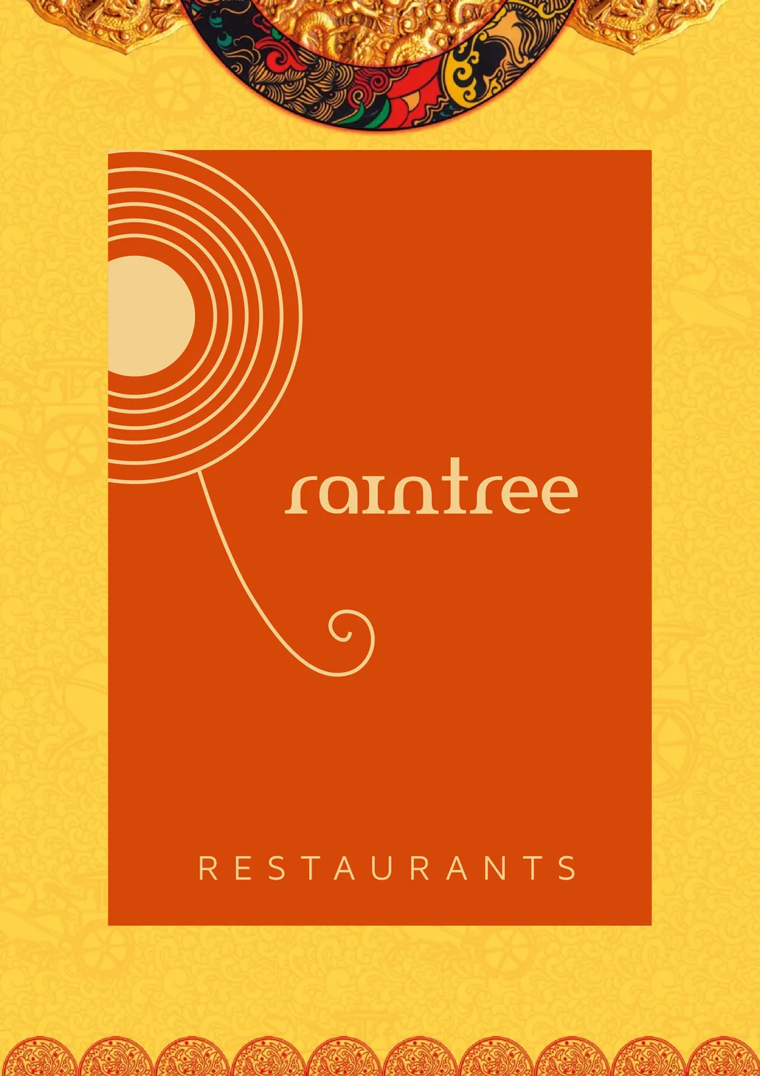 Raintree menu cover